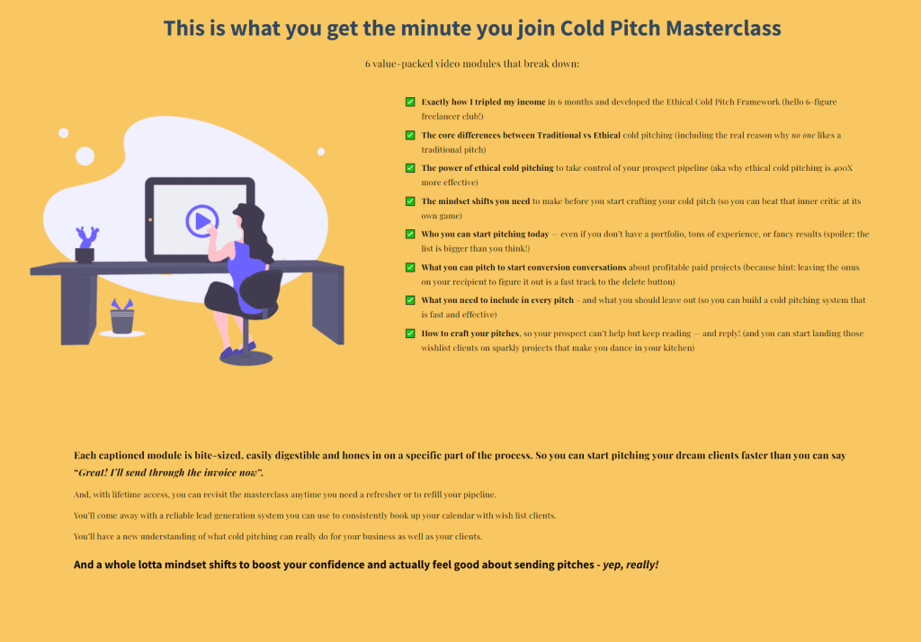 Cold Pitch Masterclass + Cold Pitch Playbook